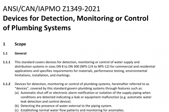 ANSI CAN IAPMO Z1349 pdf free download