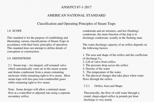 ANSI FCI 87-1 pdf free download