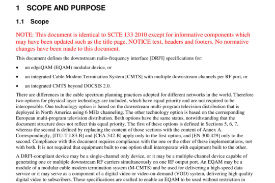 ANSI SCTE 133  pdf free download