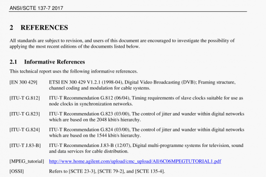 ANSI SCTE 137-7 pdf free download