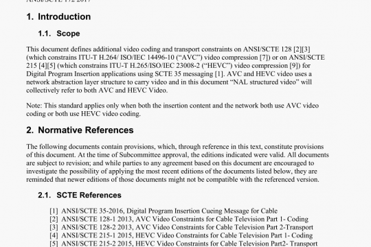 ANSI SCTE 172 pdf free download
