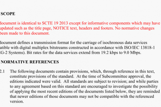 ANSI SCTE 19 pdf free download