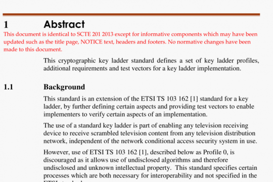 ANSI SCTE 201 pdf free download