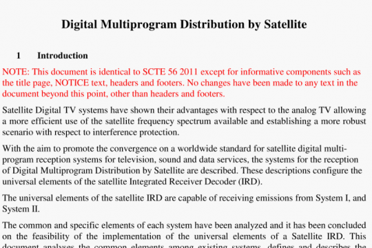 ANSI SCTE 56 pdf free download