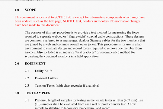 ANSI SCTE 61 pdf free download