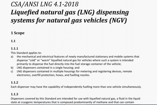 CSA ANSI LNG 4.1 pdf free download
